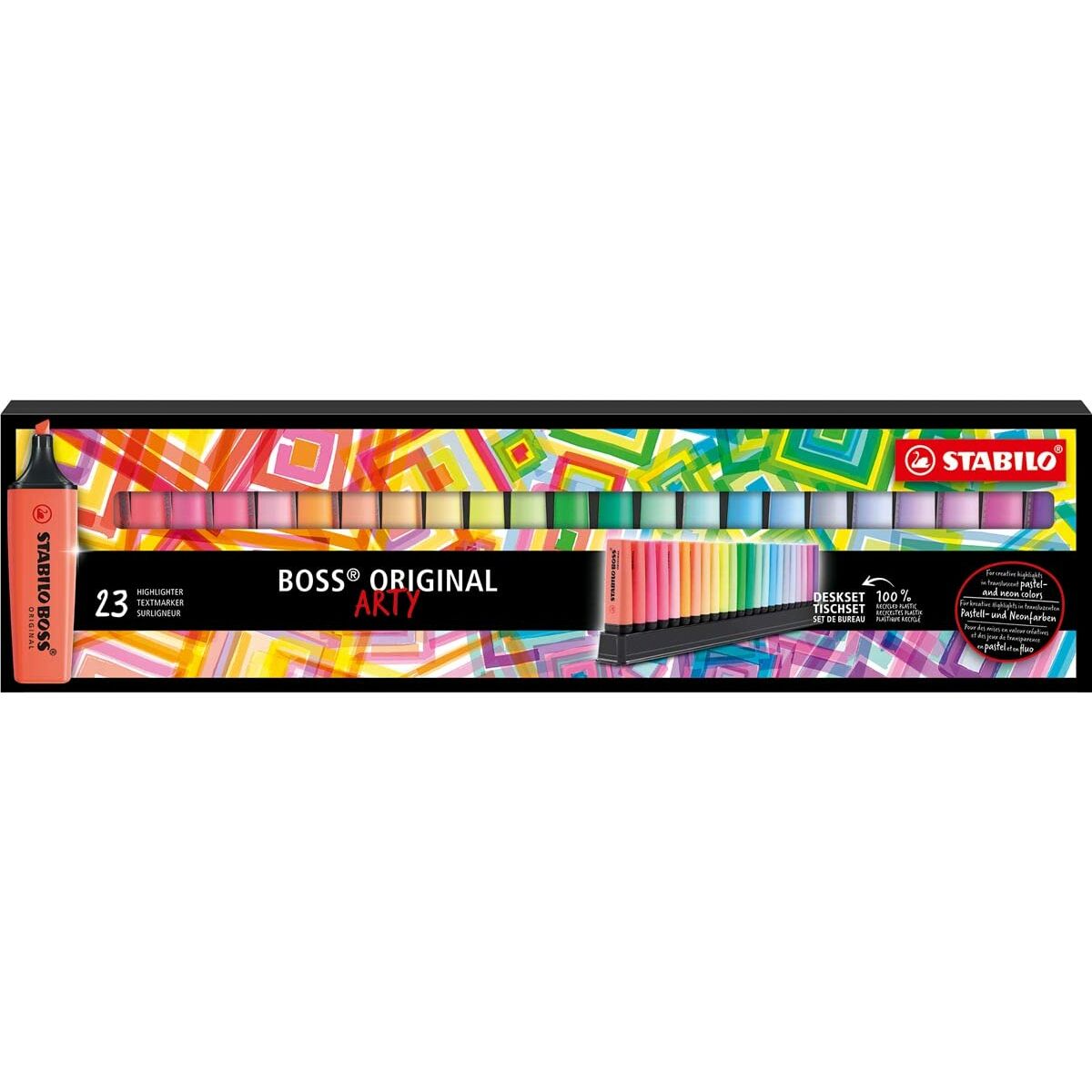Set Fluorescentnih Markera Stabilo Boss Arty Pisana (5 kom.)